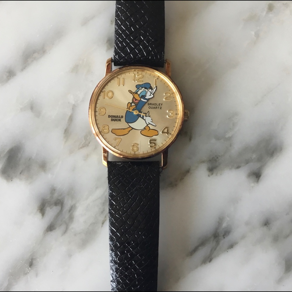 Vintage Bradley Donald Duck commemorative watch